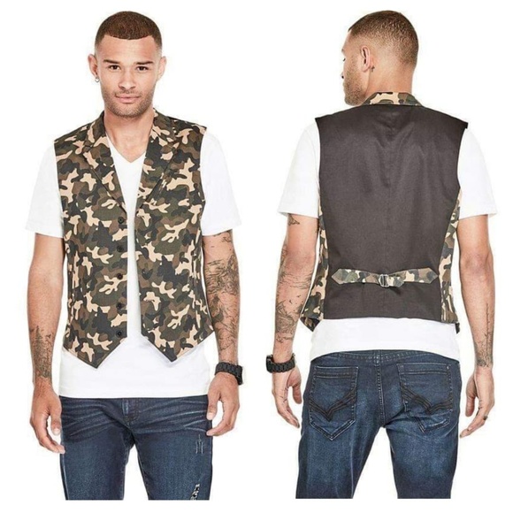 G by Guess Other - New Men's G by GUESS Tycho Camo Vest